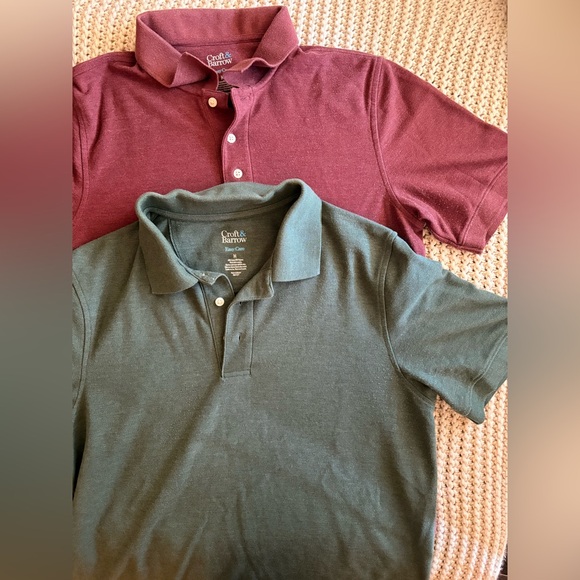2 Croft & Barrow Men's Polo Shirts - Picture 6 of 8